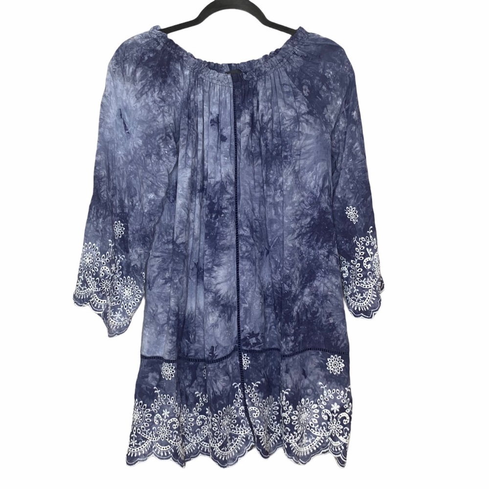 Romeo + Juliet Couture Tie Dye Dress Blue Size M